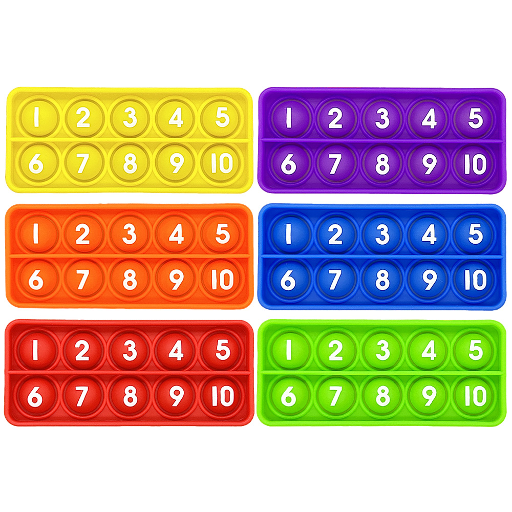 Math Manipulative Set - Tien Frames Wiskundespellen Speelgoed voor kinderen,