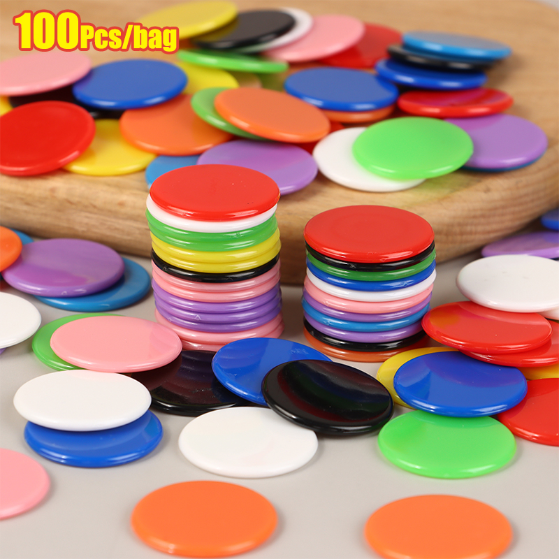 Math Manipulative Set - 100 Stuks Tellen Chips Set 25