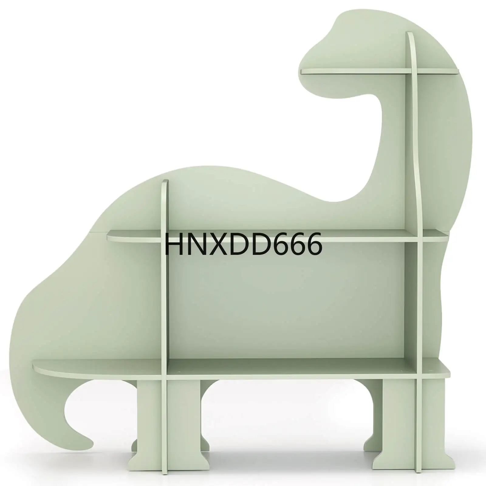 Montessori Shelf Toy - 3-laags Dinosaurus Kinderboekenplank Speelgoedopbergorganizer Montessori Boekenplank
