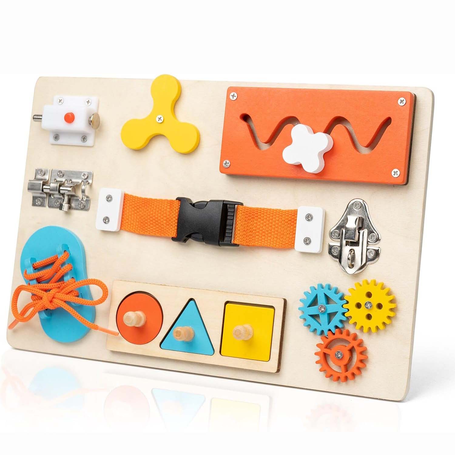 Kids Educational Box - Montessori druk bord voor peuters Houten