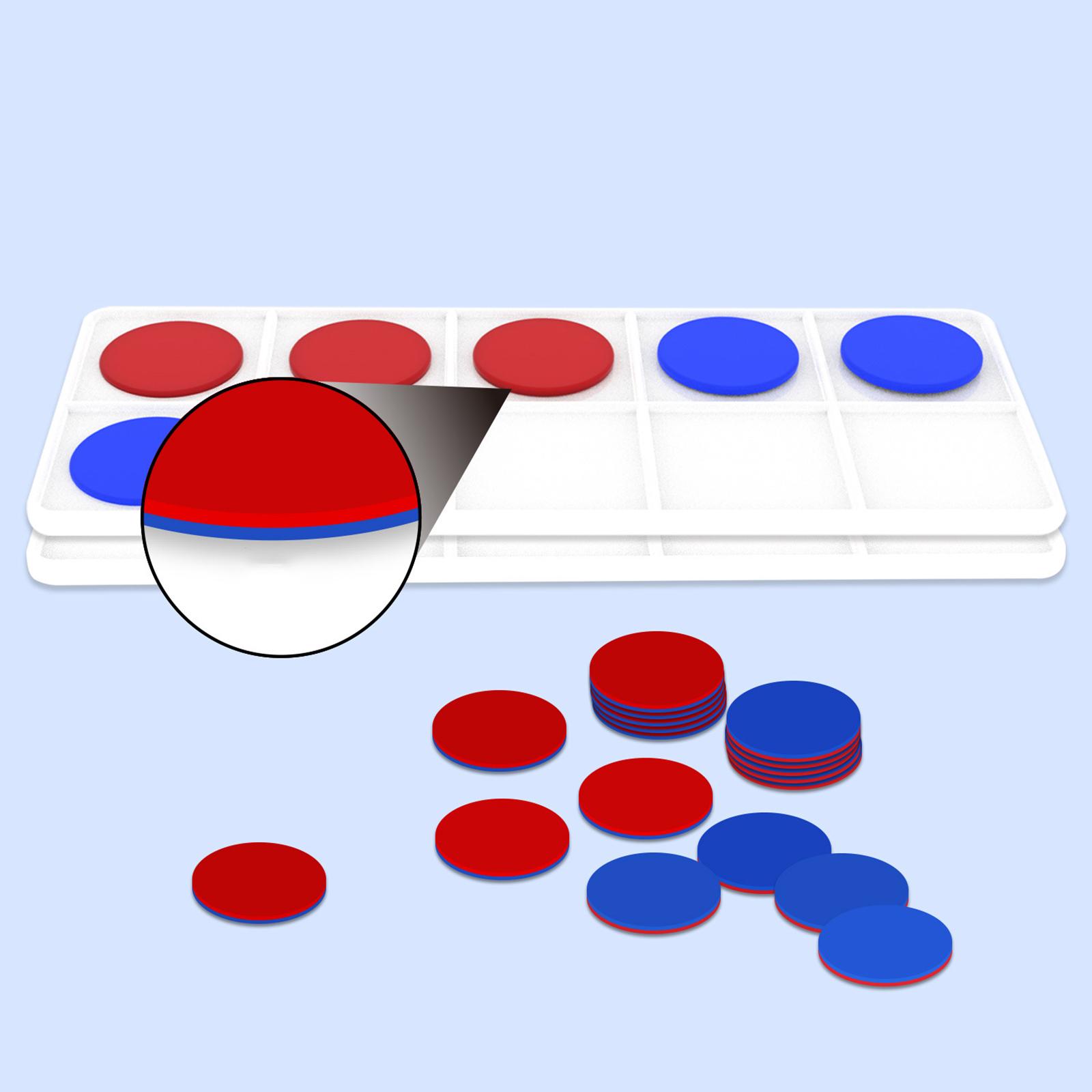 Math Manipulative Set - Set van tien plastic frames, wiskundige