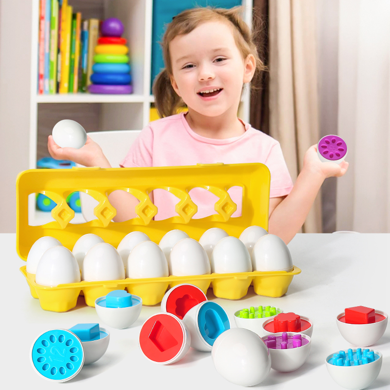 Montessori Shelf Toy - Eieren Schroeven 3D Puzzel Montessori Leren