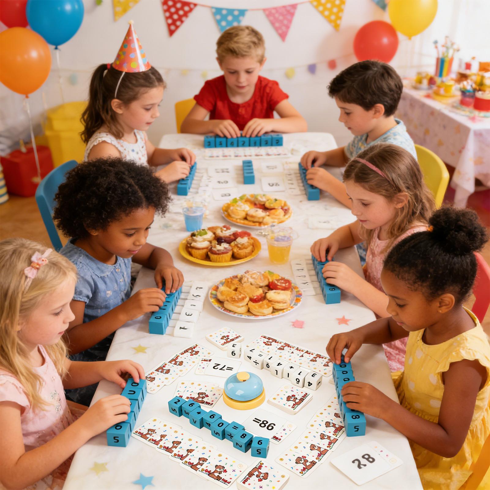 Math Manipulative Set - Houten cijfers blokken puzzel Montessori educatief