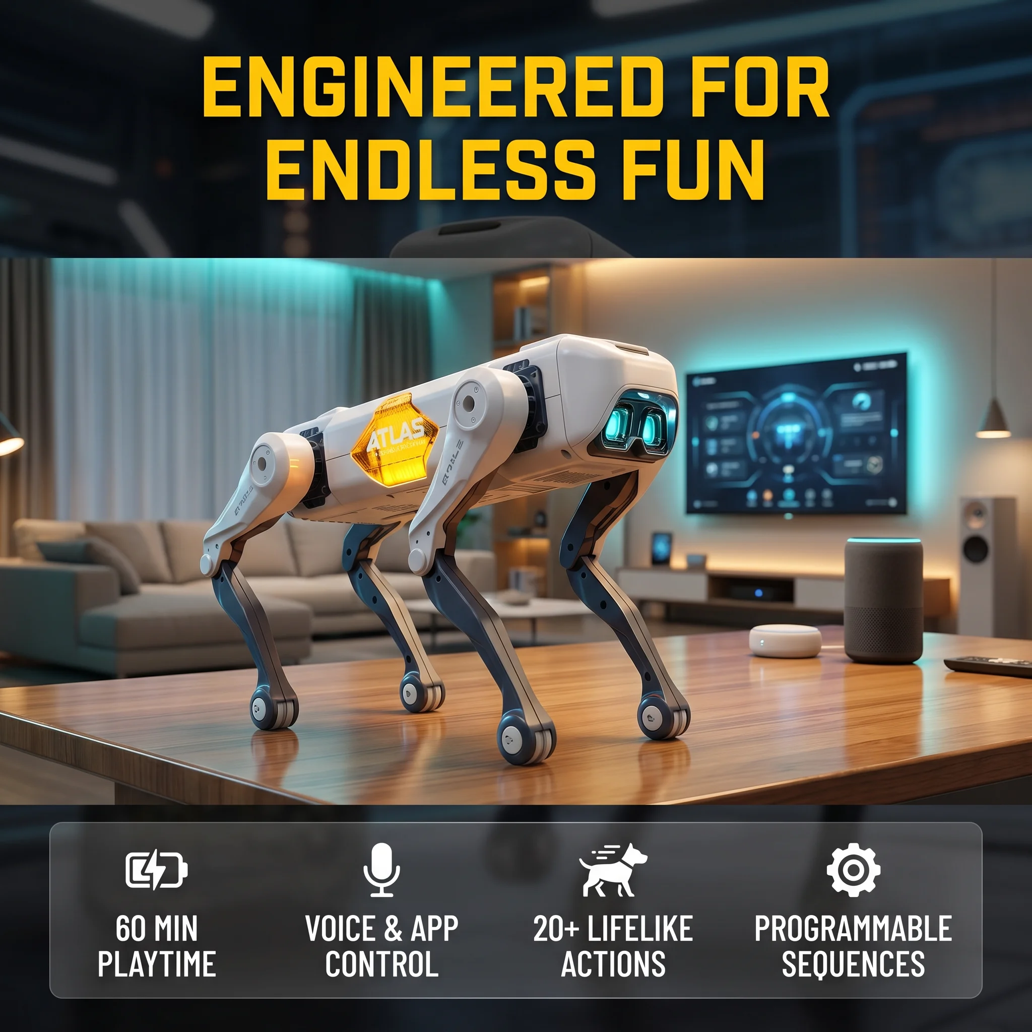 Online Educational Games For Kids - AI Slimme Robot Hond, Spraak- &