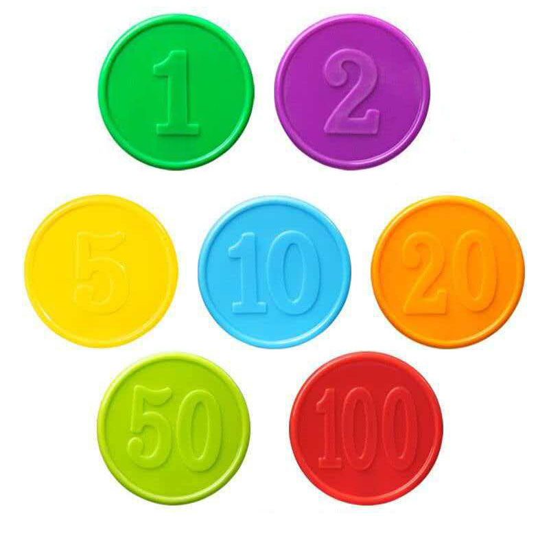 40PCS Poker Chips Met Nummers  - Math Manipulative Set recensie en prijs