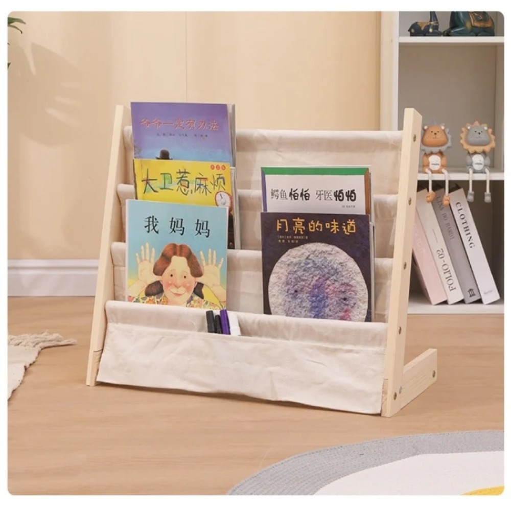 Houten boekenplank, meerlaags  - Montessori Shelf Toy recensie en prijs