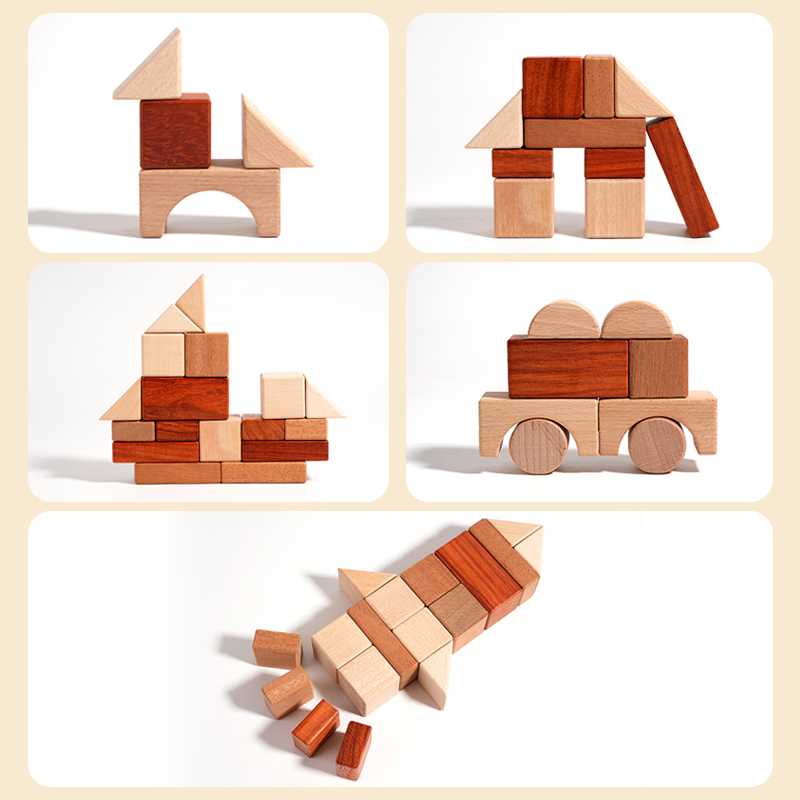 29 Stuk Hout DIY Bouwsteen Nie - Kids Educational Box recensie en prijs