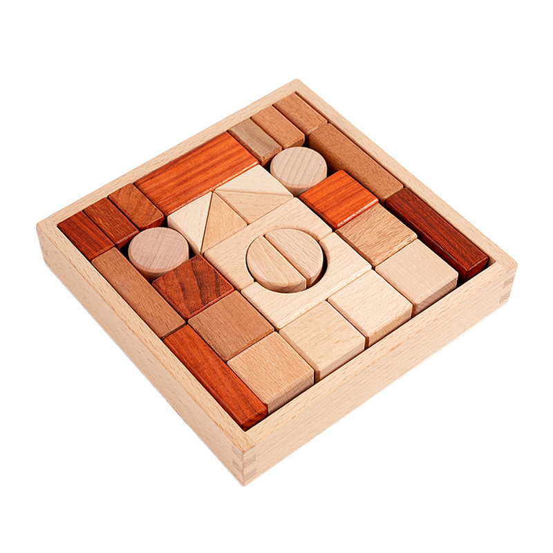 29 Stuk Hout DIY Bouwsteen Nie - Kids Educational Box recensie en prijs