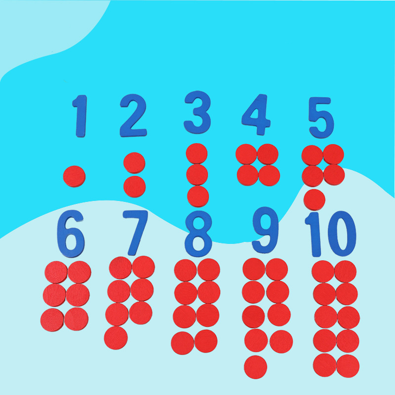 Kinderen Houten Montessori Cog - Math Manipulative Set recensie en prijs