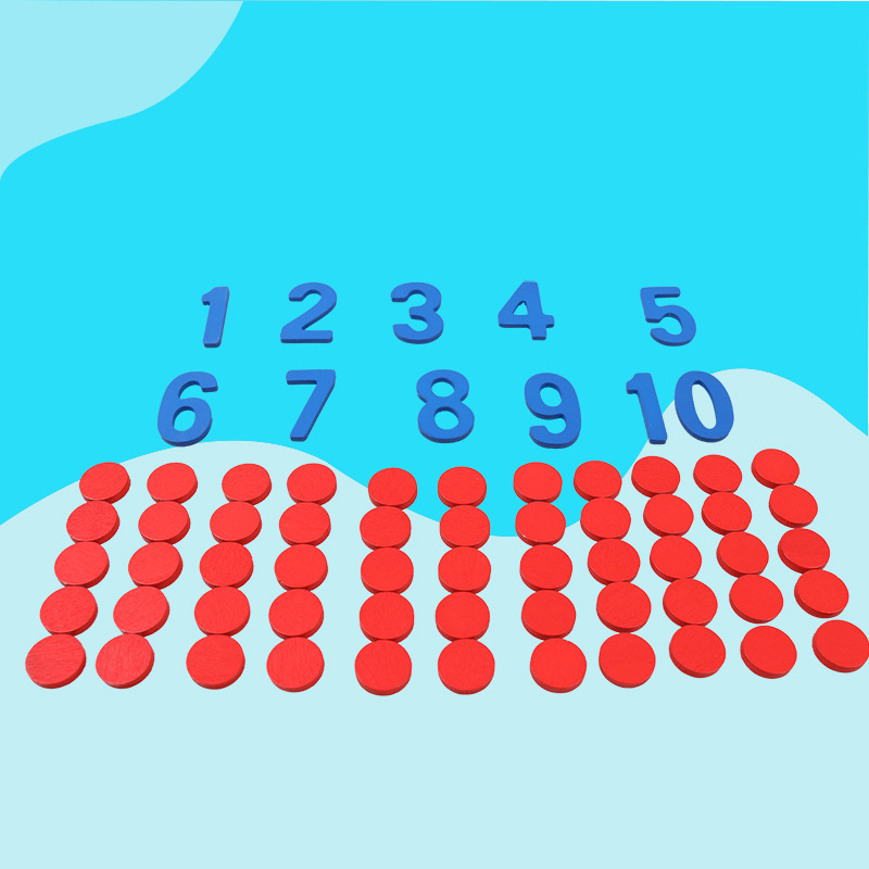 Kinderen Houten Montessori Cog - Math Manipulative Set recensie en prijs