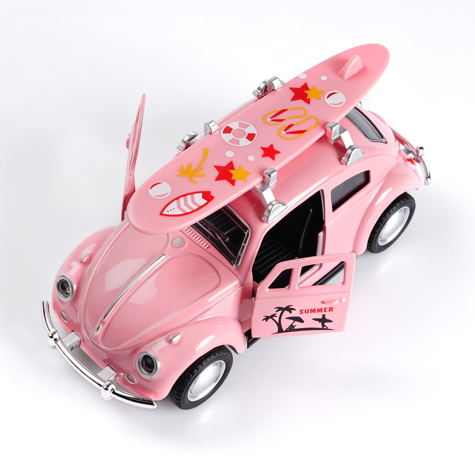 1:36 roze Volkswagen Kever geg - Online Educational Games For Kids recensie en prijs