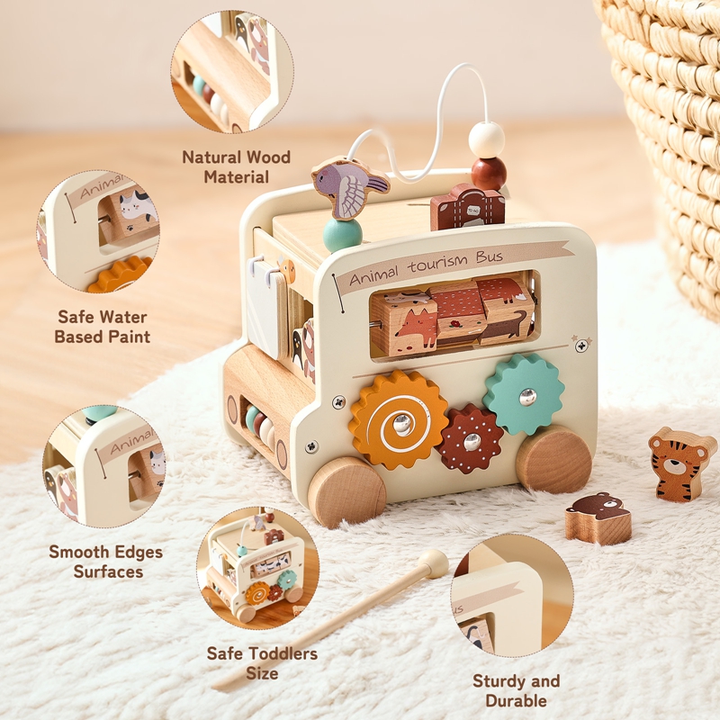 Montessori houten kinderspeelg - Kids Educational Box recensie en prijs