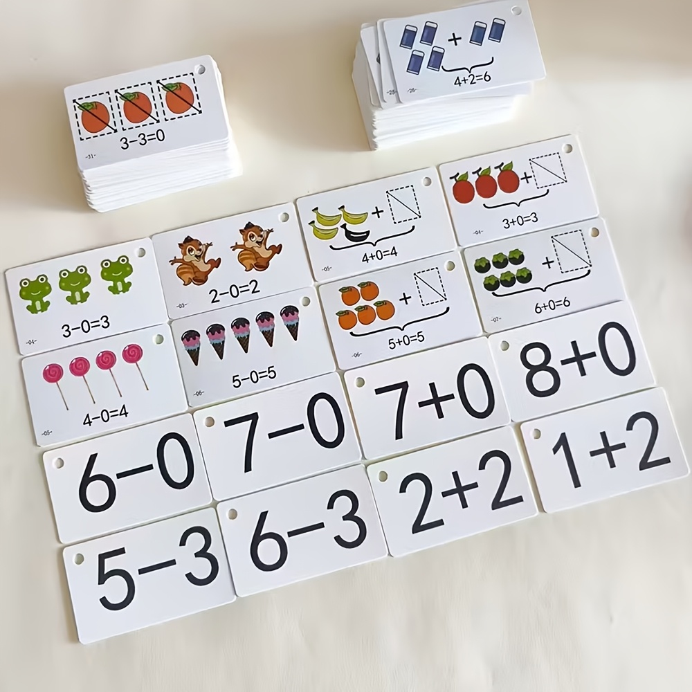 132 kaarten met optel- en aftr - Math Manipulative Set recensie en prijs