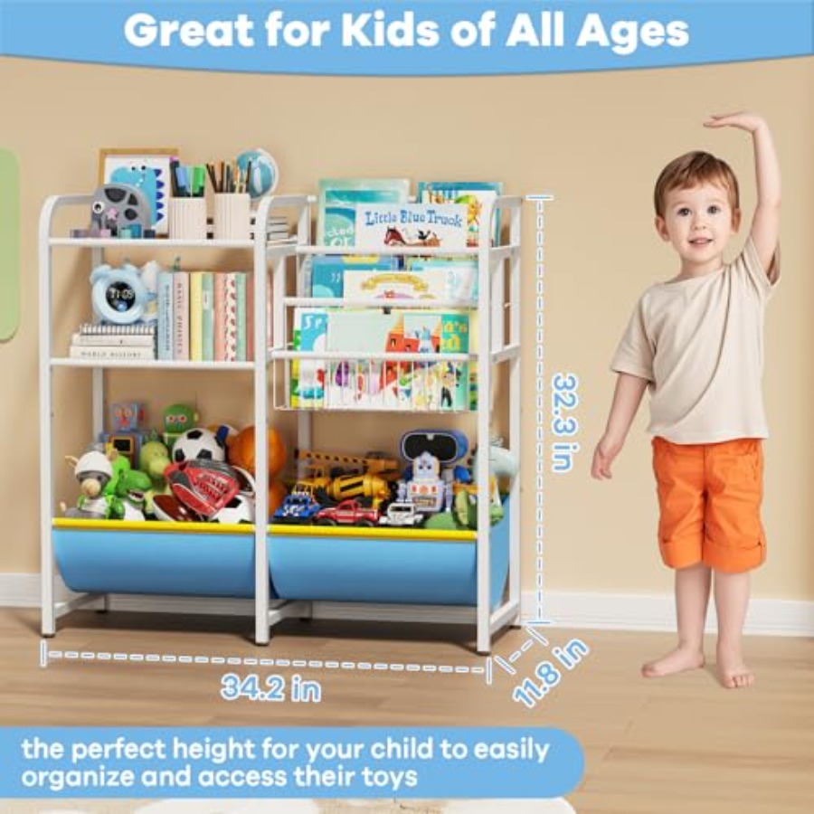 3-in-1 boekenplank en speelgoe - Montessori Shelf Toy recensie en prijs