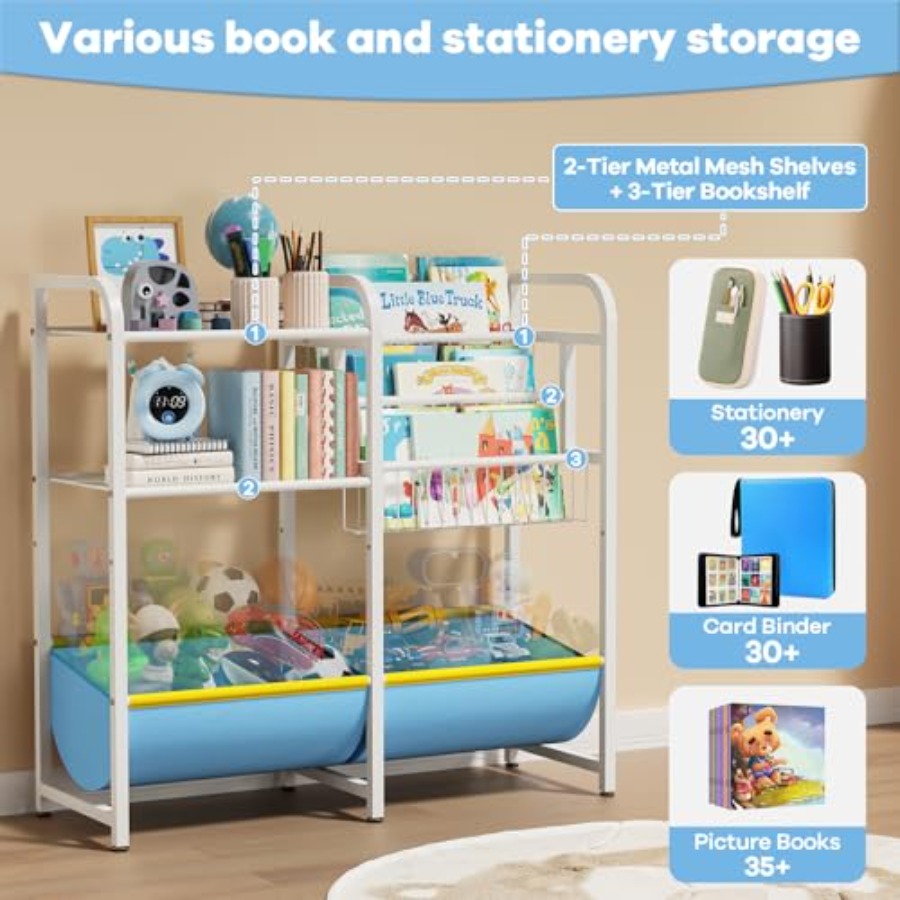 3-in-1 boekenplank en speelgoe - Montessori Shelf Toy recensie en prijs