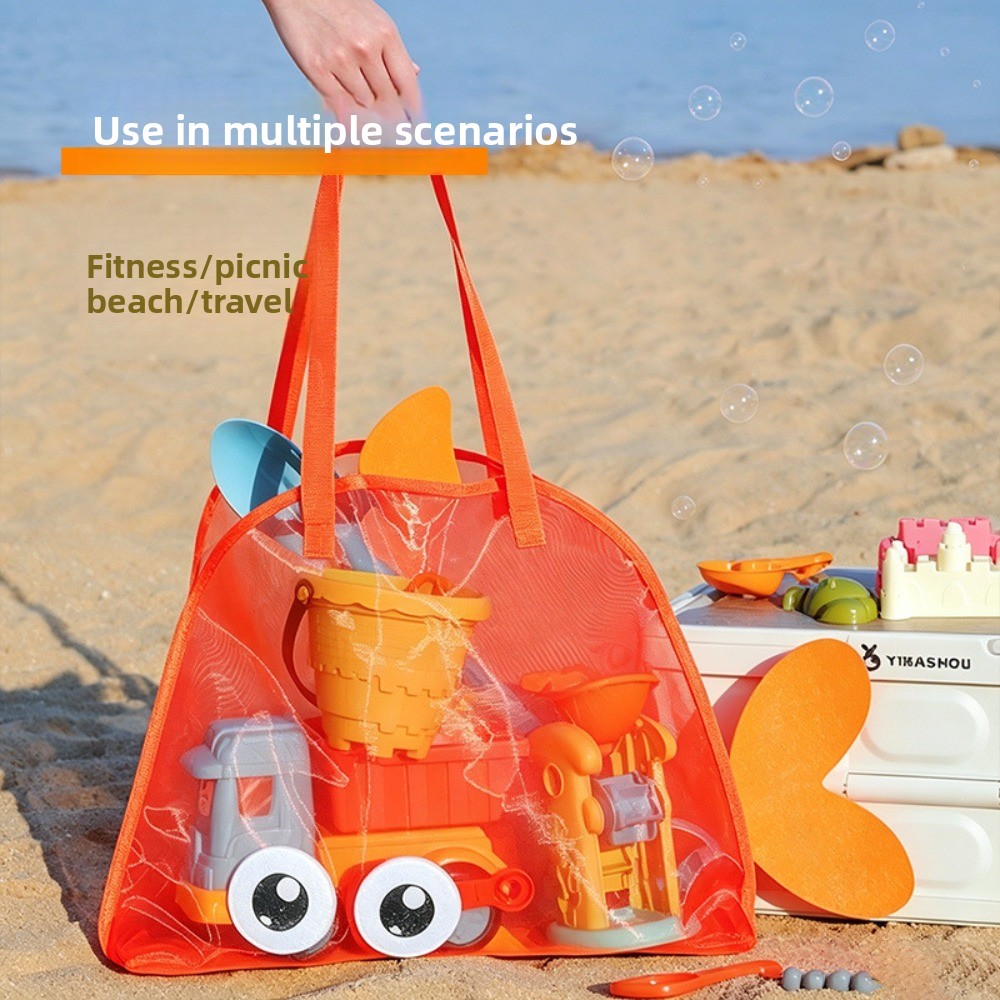 Strandtassen van mesh voor kin - Online Educational Games For Kids recensie en prijs