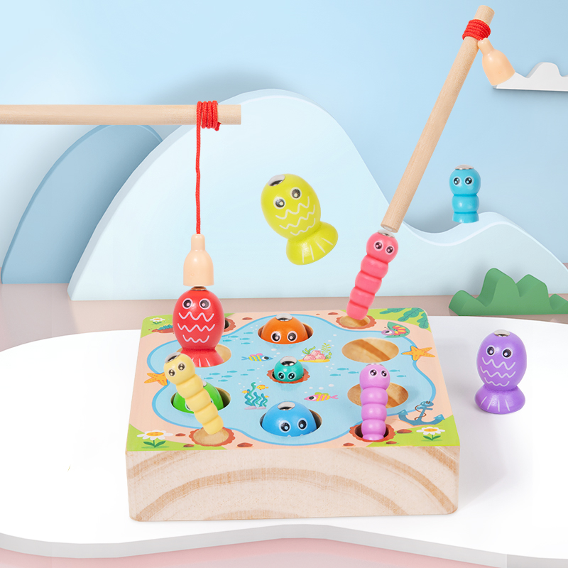 Kinderen Houten Visserijspel S - Montessori Shelf Toy recensie en prijs