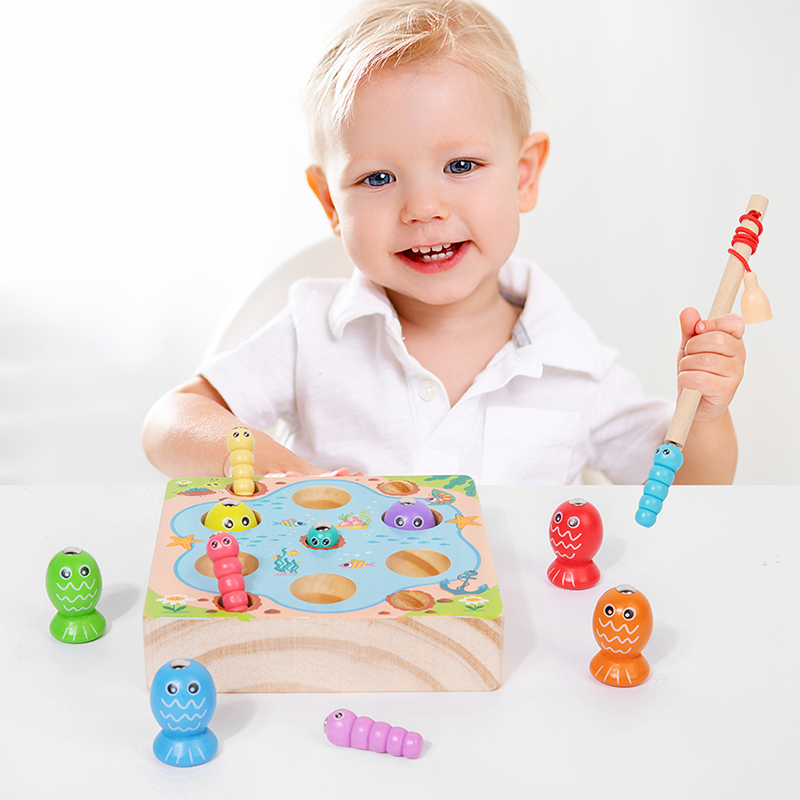 Kinderen Houten Visserijspel S - Montessori Shelf Toy recensie en prijs