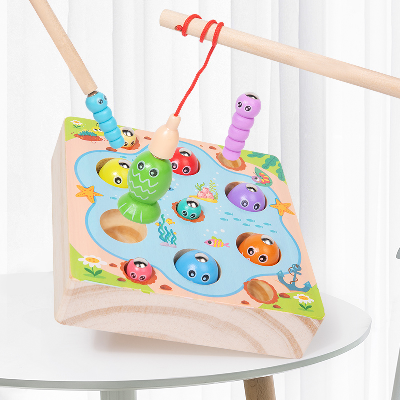 Kinderen Houten Visserijspel S - Montessori Shelf Toy recensie en prijs