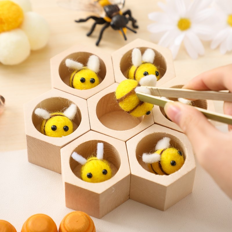 Zintuiglijke Bij Speelgoed Pas - Montessori Shelf Toy recensie en prijs