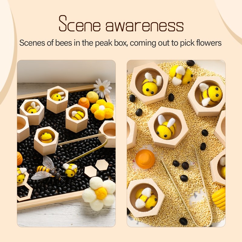 Zintuiglijke Bij Speelgoed Pas - Montessori Shelf Toy recensie en prijs