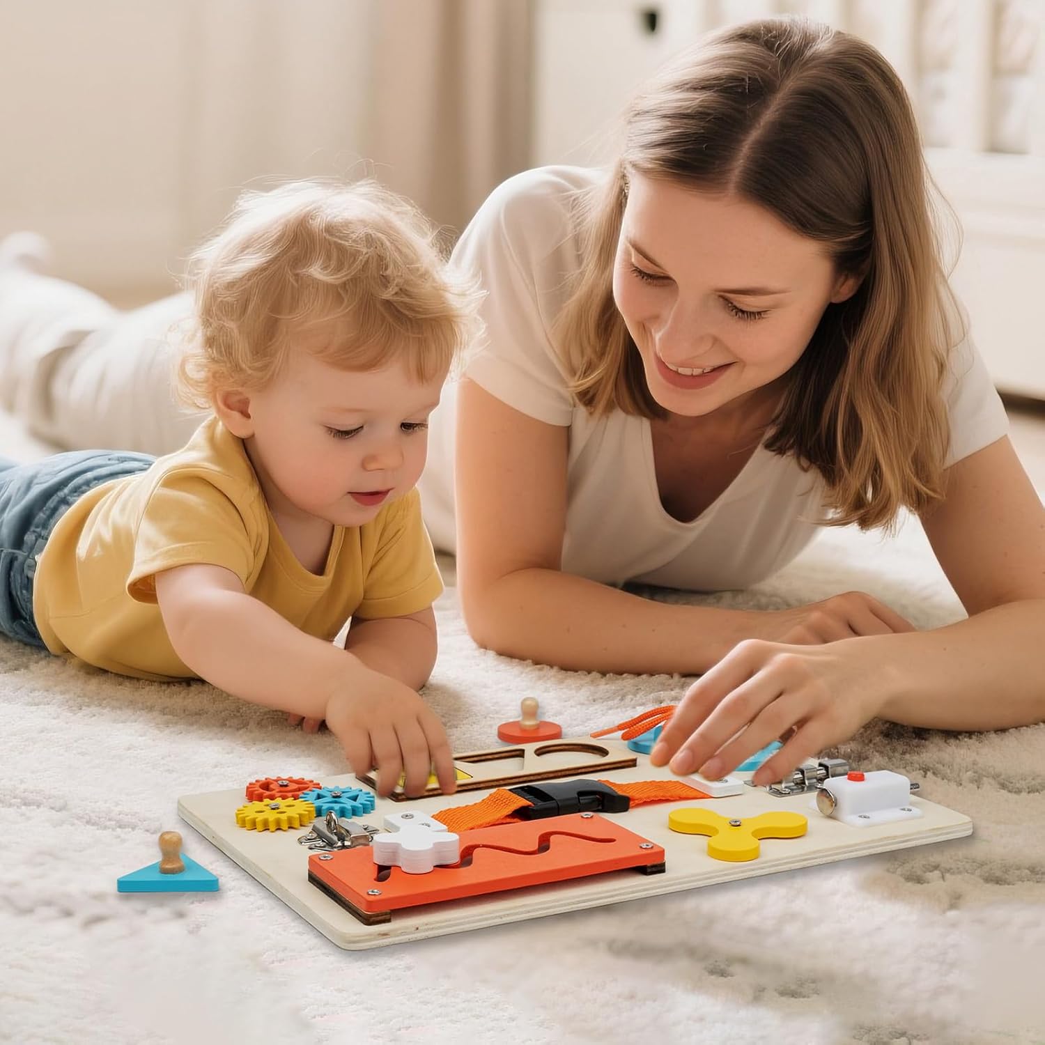 Montessori druk bord voor peut - Kids Educational Box recensie en prijs