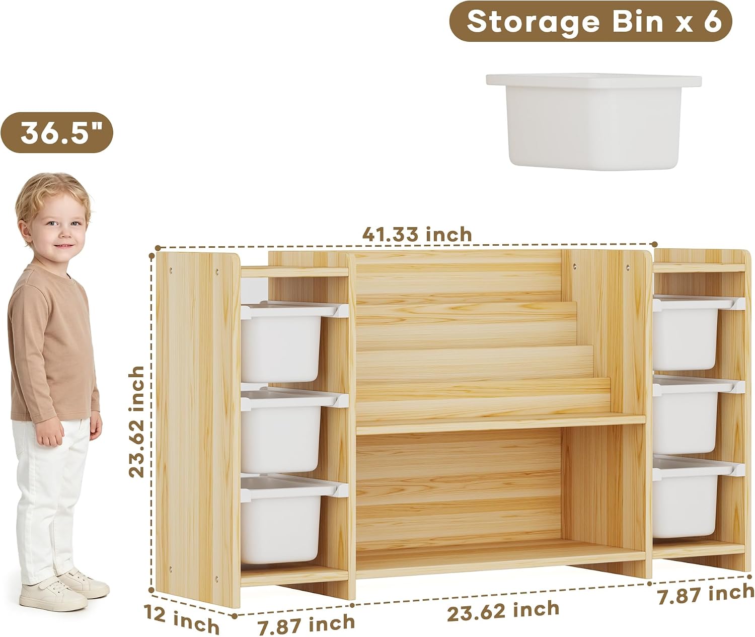 Speelgoedopbergorganizer voor  - Montessori Shelf Toy recensie en prijs