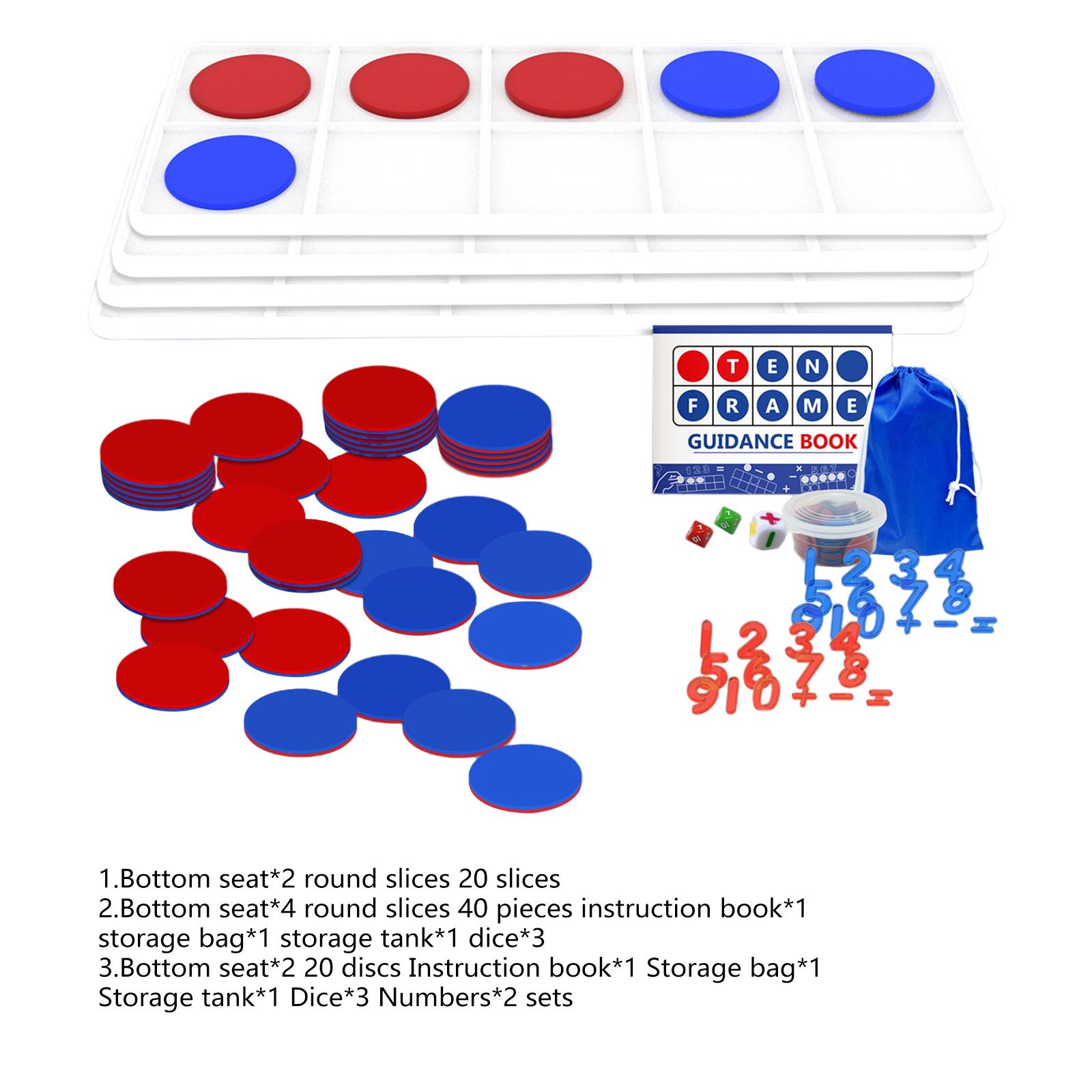Set van tien plastic frames, w - Math Manipulative Set recensie en prijs