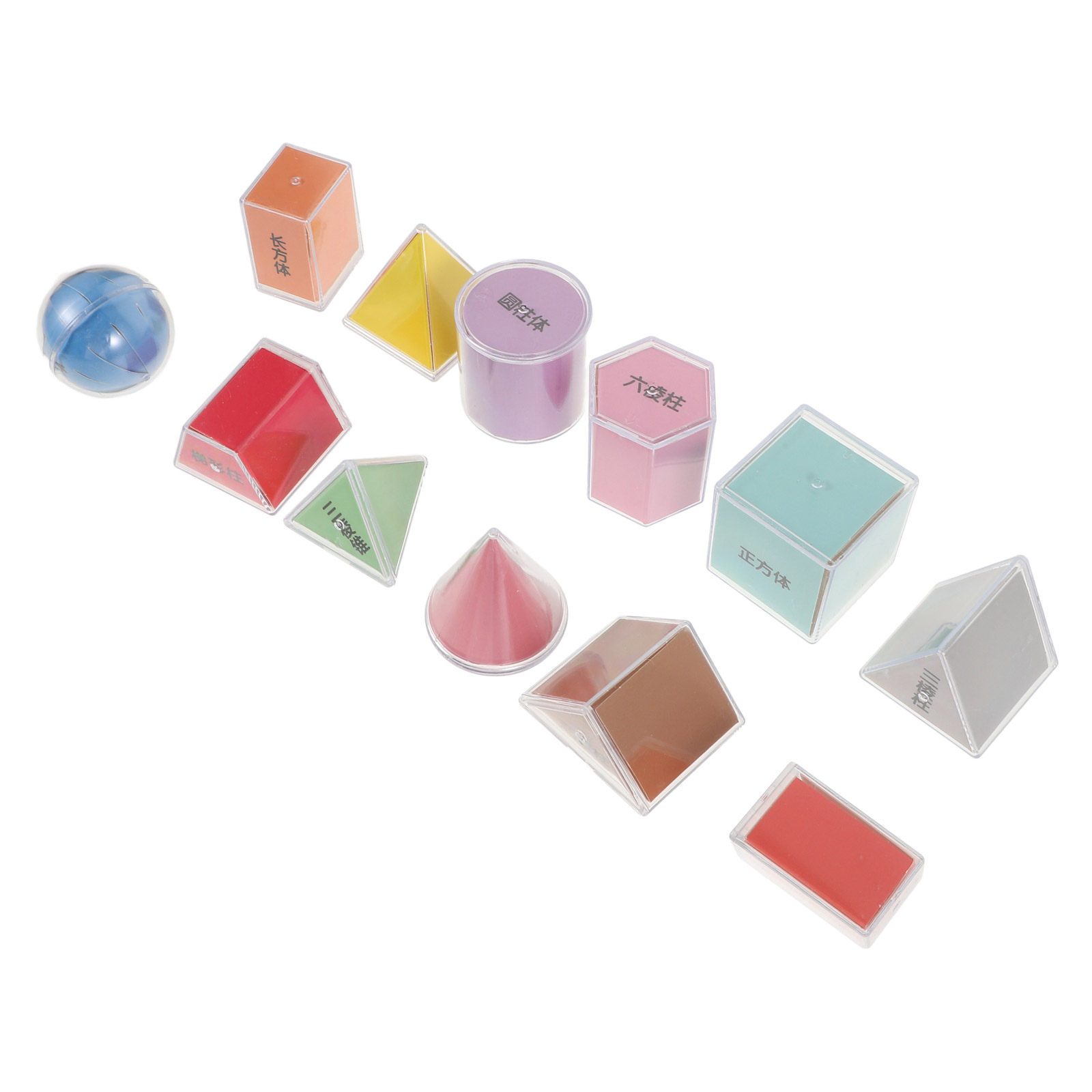 8-delige geometrische vormense - Math Manipulative Set recensie en prijs