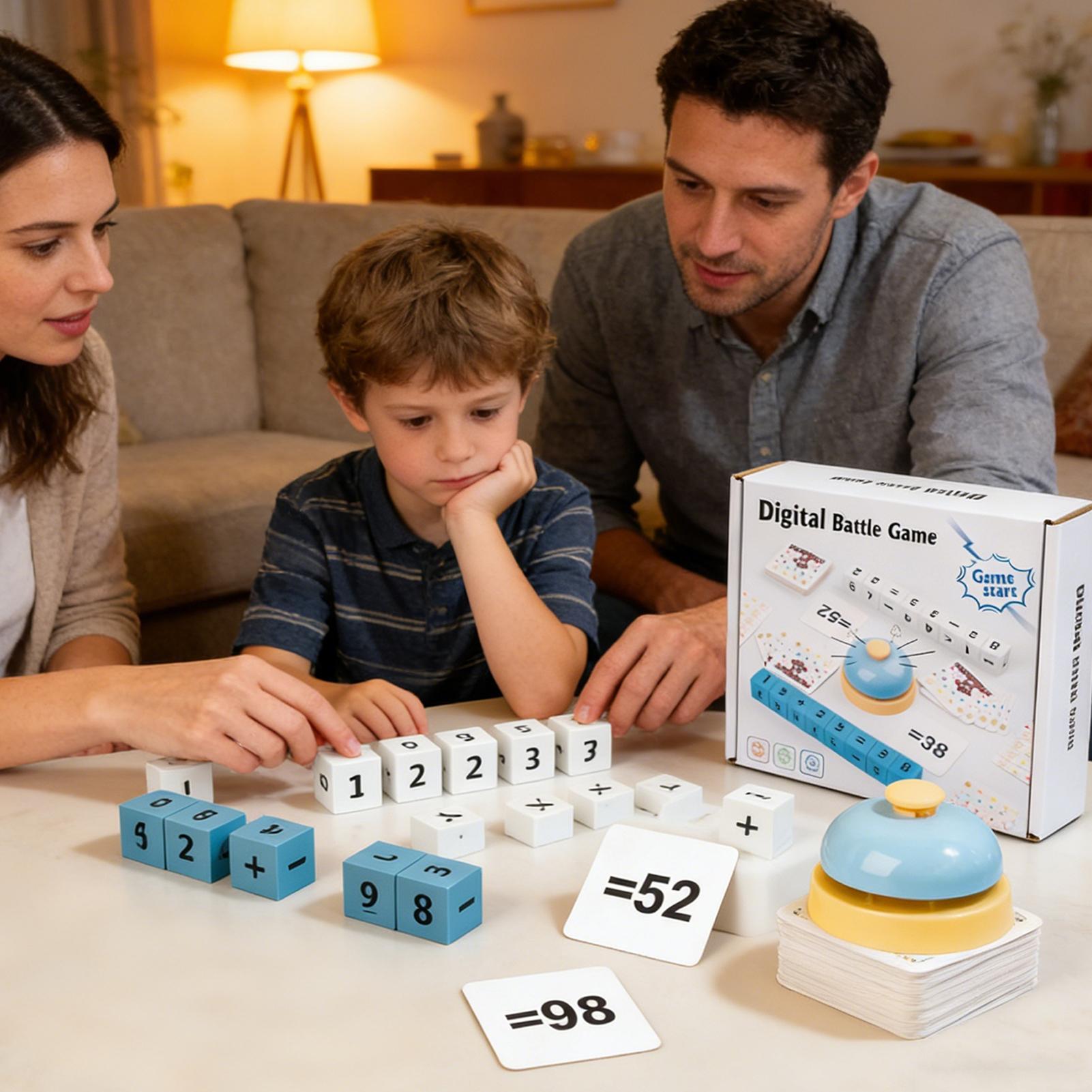 Houten cijfers blokken puzzel  - Math Manipulative Set recensie en prijs
