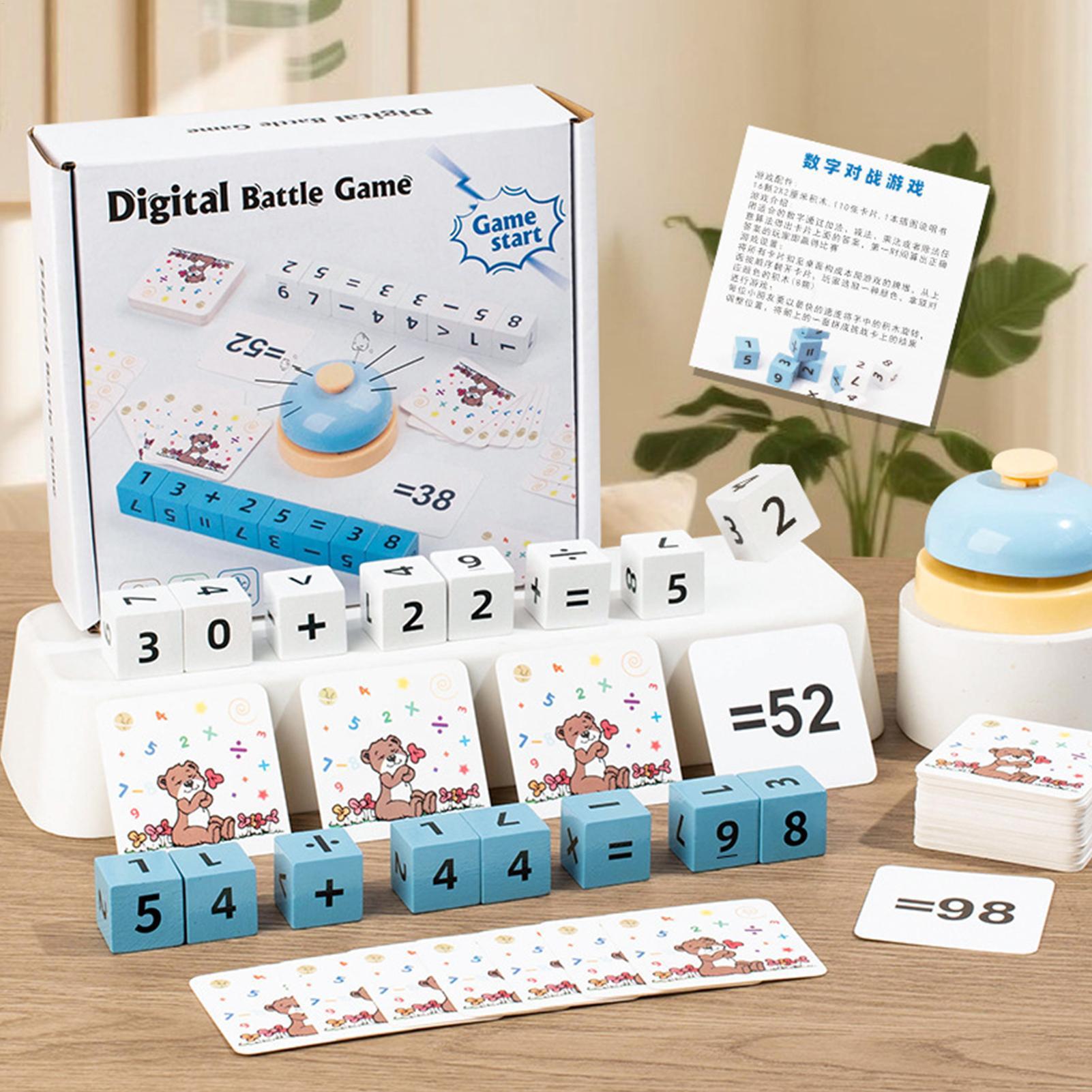 Houten cijfers blokken puzzel  - Math Manipulative Set recensie en prijs