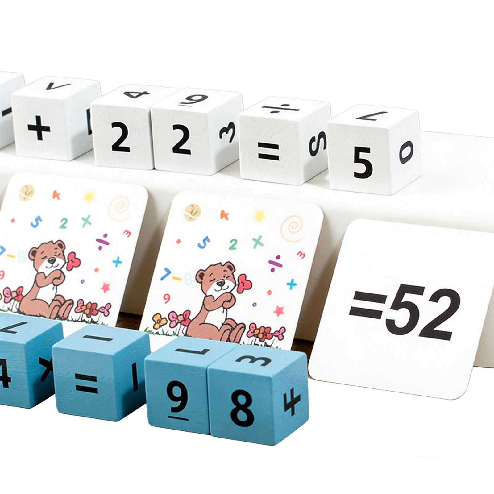 Houten cijfers blokken puzzel  - Math Manipulative Set recensie en prijs