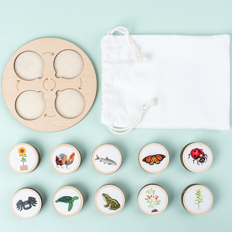 Levenscyclusbord Montessori Ki - Montessori Shelf Toy recensie en prijs