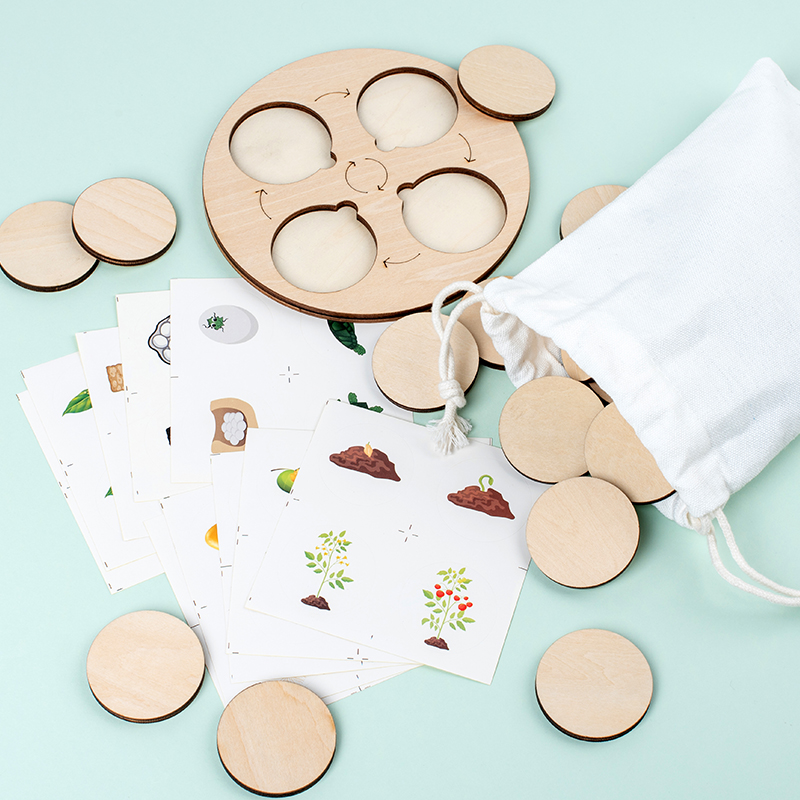 Levenscyclusbord Montessori Ki - Montessori Shelf Toy recensie en prijs