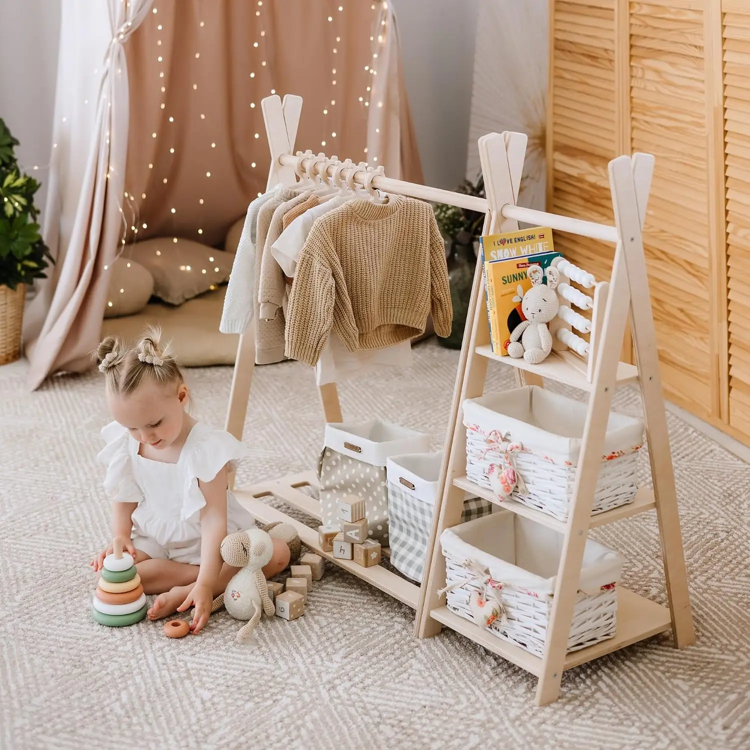 Speelgoedopbergruimte + Montes - Montessori Shelf Toy recensie en prijs